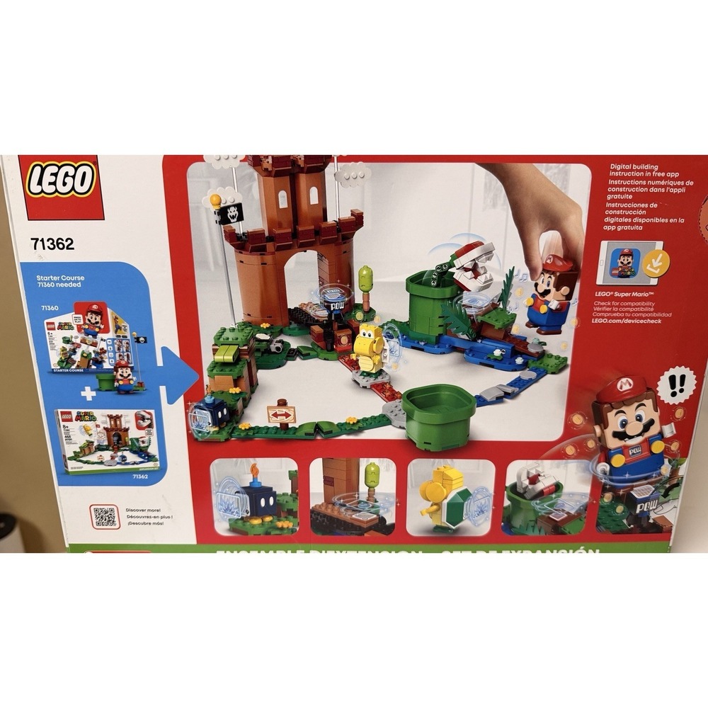LEGO Super Mario 71362 Guarded Fortress Expansion Set Retired NIB 468 Pcs - Picture 8 of 10